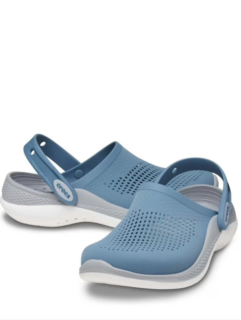 Crocs LiteRide 360 Clogs Water Shoes Blue Steel Slip-On Unisex Women's Size 9